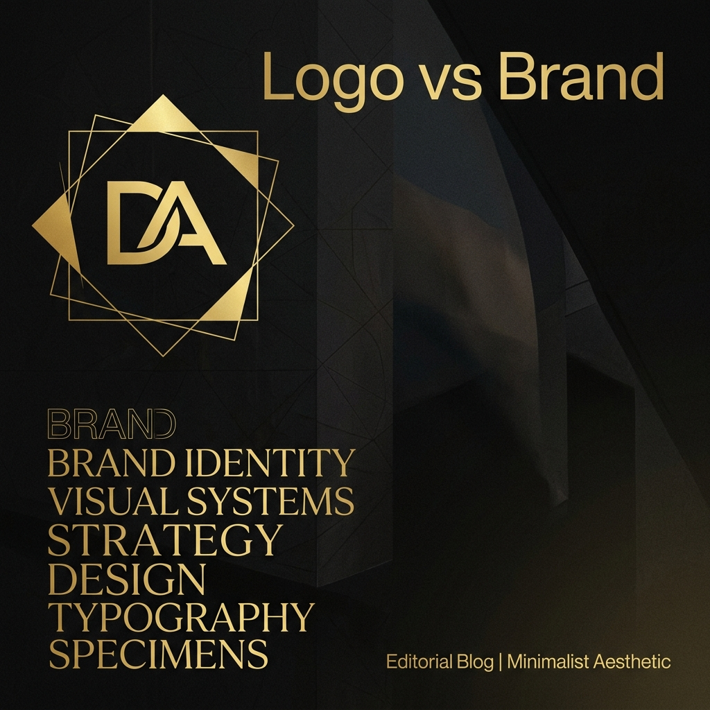 Logo design vs brand identity explained