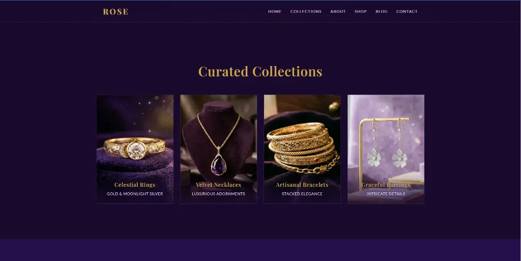 Rose Jewelry — Doff Agency client