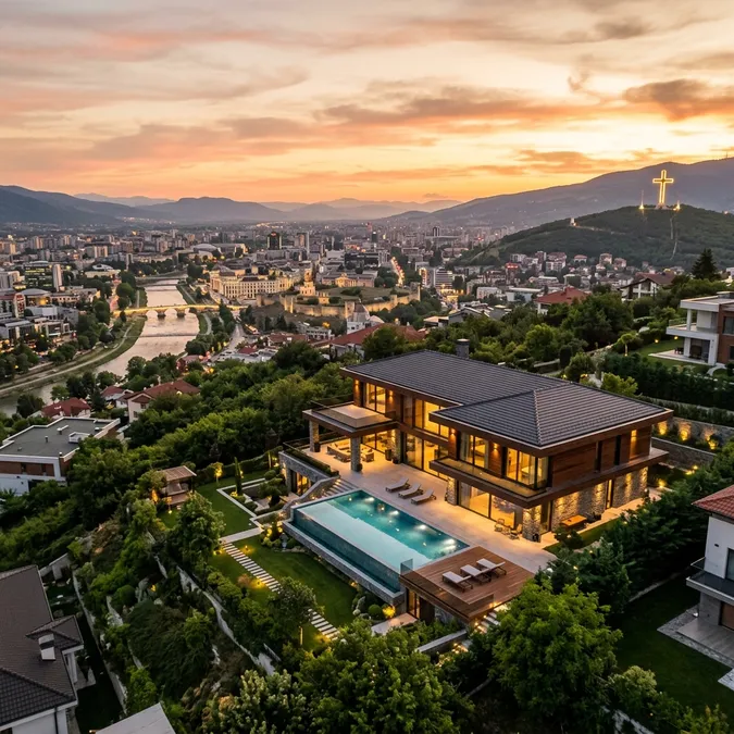 Aerial drone project by Doff Agency, Skopje